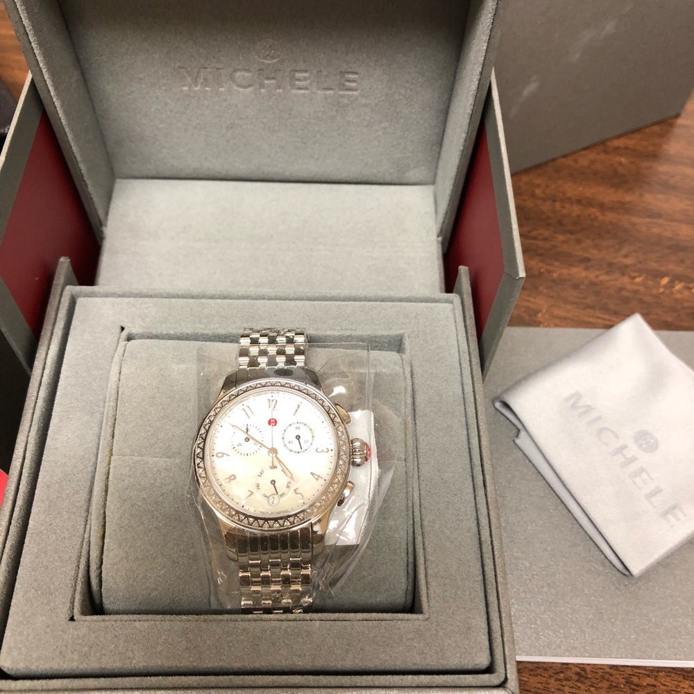 Michele Dial StainlessSteelChronographLadiesWatch